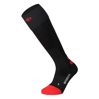 Lenz HEAT SOCK 4.1. TOE CAP Șosete călduroase, negru, mărime