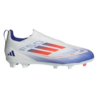 adidas F50 LEAGUE LL FG/MG J Ghete de fotbal copii, alb, mărime