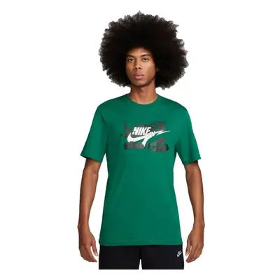 Nike SPORTSWEAR Tricou de bărbați, verde închis, mărime