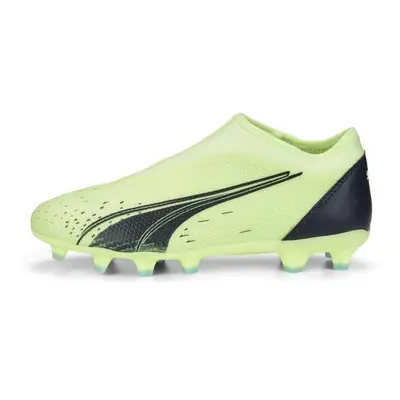 Puma ULTRA MATCH LL FG/AG JR Ghete de fotbal copii, verde deschis, mărime