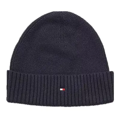 Tommy Hilfiger ESSENTIAL FLAG BEANIE Căciulă de iarnă bărbați, albastru închis, mărime