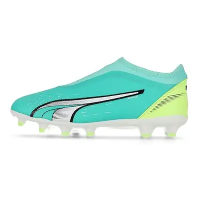 Puma ULTRA MATCH LL FG/AG JR Ghete de fotbal copii, verde, mărime