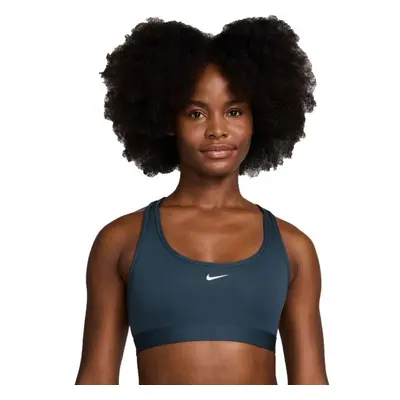 Nike SWSH LGT SPT BRA Sutien sport damă, albastru închis, mărime