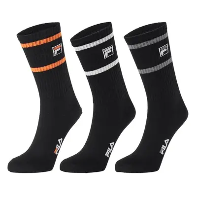 Fila MAN NORMAL SOCKS LIFESTYLE PAIRS PACK Șosete bărbați, negru, mărime