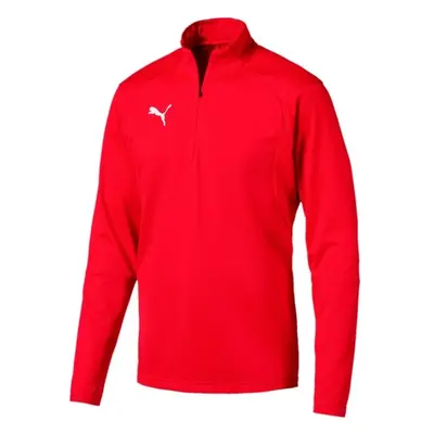 Puma LIGA TRAINING 4 ZIP TOP Hanorac bărbați, roșu, mărime