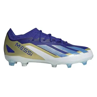 adidas X CRAZYFAST ELITE FG J MESSI Ghete de fotbal copii, albastru, mărime