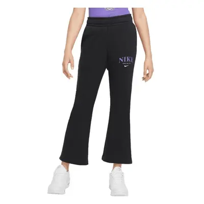 Nike NSW TREND FLC PANT Pantaloni de trening fete, negru, mărime