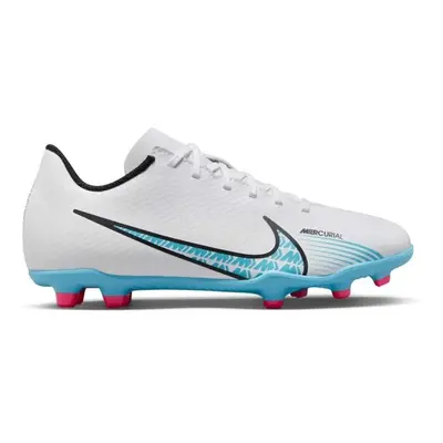 Nike JR MERCURIAL VAPOR CLUB FG/MG Ghete de fotbal copii, alb, mărime 35.5