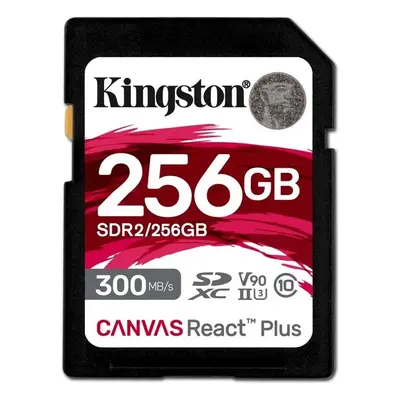 SD CARD Kingston 256GB CL10 UHS-I CANV PLUS