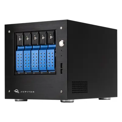 OWC Jupiter Mini NAS High-Perform 10GbE, 5 Bay, 2x10GB + 2x1GB Ethernet ports, 20TB