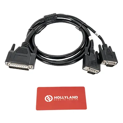 Hollyland HL-TCB10 DB25 Male to Dual HDB15 Male Tally Cable