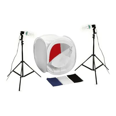 Kit pentru fotografie produs cort 40cm+stativ190cm+bec85W