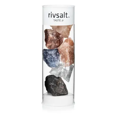 Cristale exclusive de sare TASTE Jr. din întreaga lume pentru solnițele RIVSALT și KITCHEN, 6 bu