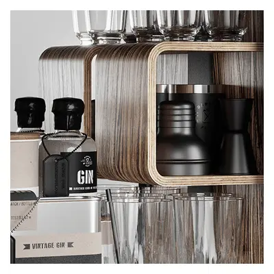 Dulap de baie / canistră - Bathroom Cabinet, Missile Grey, 6 variante - Danish Fuel Variantă: Ze