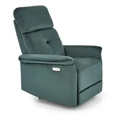 Fotoliu recliner Semir velvet verde H108 cm