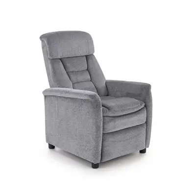 Fotoliu recliner Jordan stofa gri H106 cm