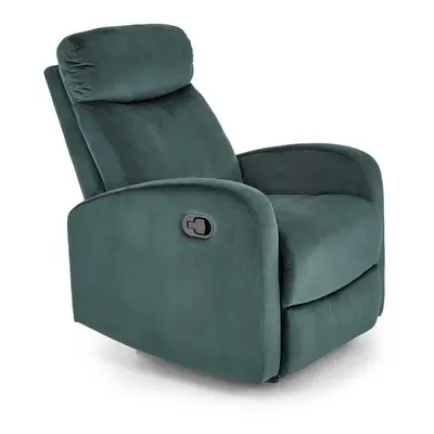 Fotoliu recliner Wonder velvet verde H98 cm