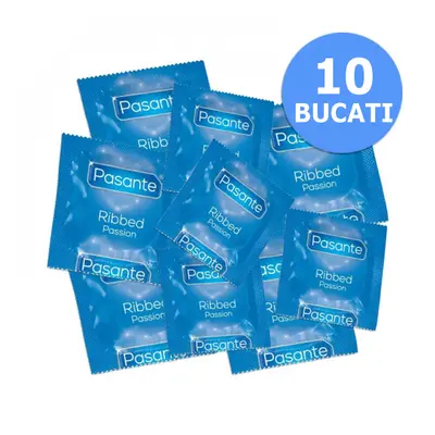 Pasante Pasiune Prezervative cu Striatii pentru Placere Extra Intensa 10 bucati