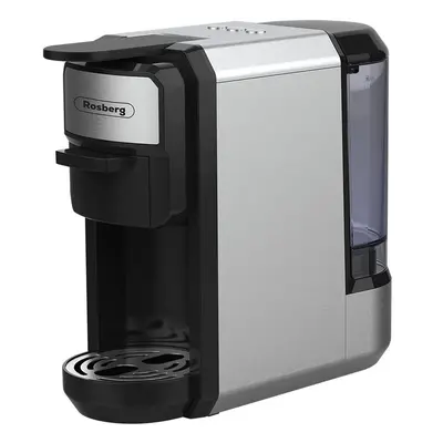 Aparat de cafea Rosberg Premium RP51171E5, 1450W, 19bar, Inox