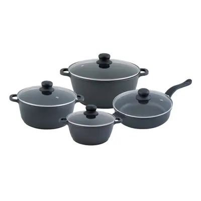 Set oale marmorate, 8 piese, Bohmann BH-6008, Capacitate 2.2L, 3.1L, 5.5L, 2.8L