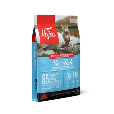 ORIJEN 6 Fish Cat hrana uscata pentru pisici adulte, cu peste 5,4 kg