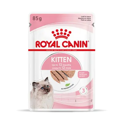 Royal Canin Kitten In Loaf hrana umeda pate pentru pisica, 12 x 85 g