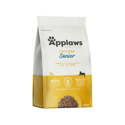 APPLAWS Senior Chicken 400 g mancare uscata cu pui pentru pisici senior