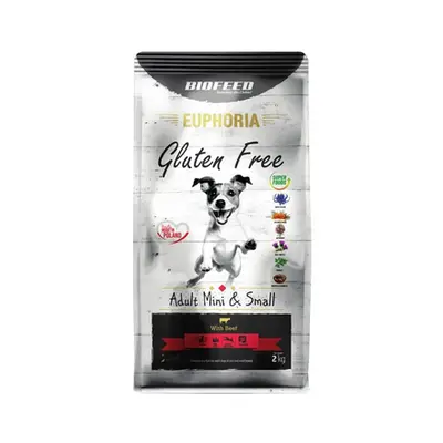 BIOFEED EUPHORIA Gluten Free Mancare uscata fara gluten pentru caini de talie mica si foarte mic