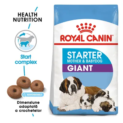 Royal Canin Giant Starter Mother & Babydog gestatie/ lactatie pui hrana uscata caine 30 kg (2 x 