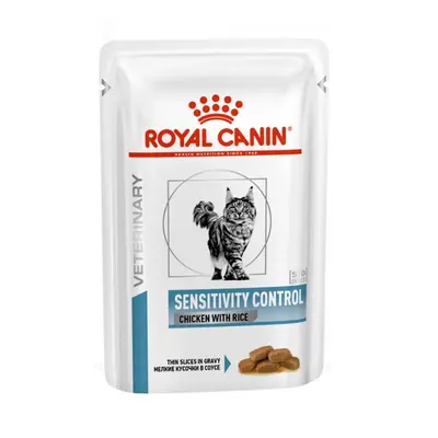 ROYAL CANIN Cat Sensitivity pui și orez 24x85 g hrană umedă pentru pisici adulte cu reacții adve