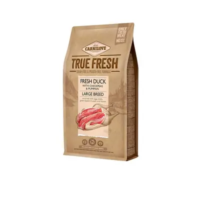 CARNILOVE True Fresh Duck Large breed hrana caini rasa mare 4 kg cu rata