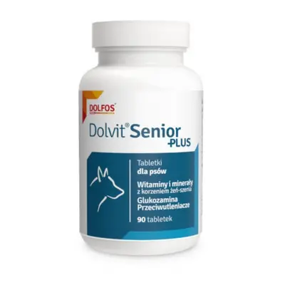 DOLFOS Dolvit Senior Plus 90 tab. vitamine pentru caini seniori