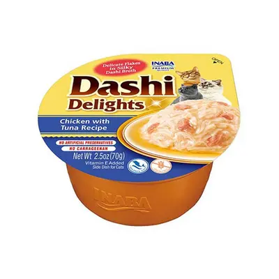 INABA Cat Dashi Delights pui si ton 70 g mancare umeda pisici