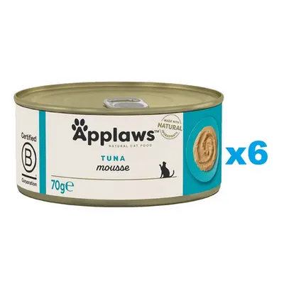 APPLAWS Cat Adult Mousse Tuna Mancare umeda, pisica adulta, mousse cu ton 6x70 g