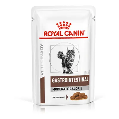 ROYAL CANIN Cat Gastro Intestinal Moderate Calorie 24 x 85 g hrană umedă pentru pisici cu tulbur