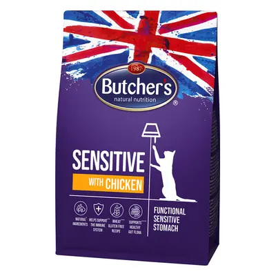 BUTCHER'S Functional Cat Sensitive mancare pentru pisici sensibile, cu pui 800 g