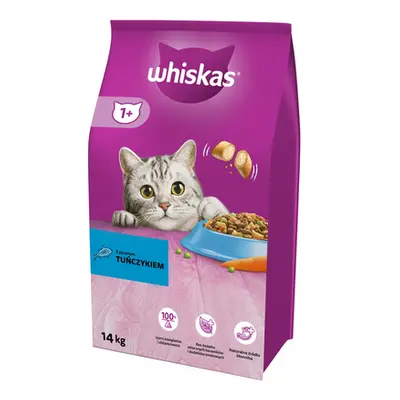 WHISKAS Adult 14 kg - hrana uscata completa pentru pisici adulte, cu ton delicios