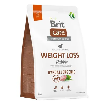 BRIT Care Hypoallergenic Weight Loss 3 kg Hrana uscata pentru caini supraponderabili, cu iepure 