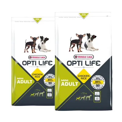 VERSELE-LAGA Opti Life Adult Mini hrana uscata caini adulti de talie mica 15 kg (2 x 7,5 kg)