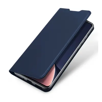 Dux Ducis Skin Pro piele husa pentru Xiaomi 12 Pro, albastru