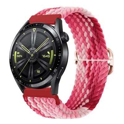 BStrap Elastic Nylon curea pentru Garmin Vivoactive 4, strawberry