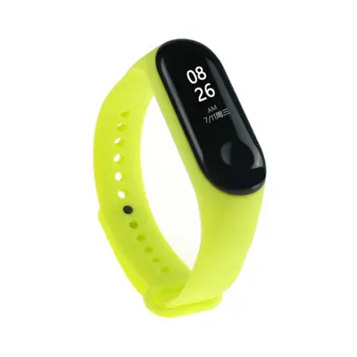 BStrap Silicone curea pentru Xiaomi Mi Band 3/4, fruit green