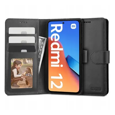 Tech-Protect Wallet husa pentru Xiaomi Redmi 12, negru