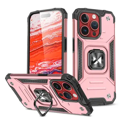 MG Ring Armor husa pentru iPhone 15 Pro, auriu