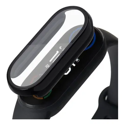 Tech-Protect Defense 360 carcasa cu sticla de protectie Xiaomi Mi Band 3 / 4 / 5 / 6, negru