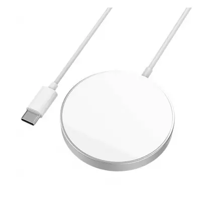 KAKU bezdrôtová magnetic incarcator pentru iPhone 12, MagSafe, 15W, USB-C, alb