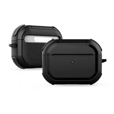 Tech-Protect Rough husa pentru Apple Airpods Pro 1 / 2, negru