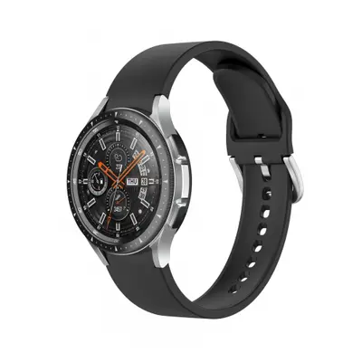 Bstrap Silicone curea pentru Samsung Galaxy Watch 4 / 5 / 5 Pro / 6, black