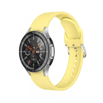 Bstrap Silicone curea pentru Samsung Galaxy Watch 4 / 5 / 5 Pro / 6, yellow