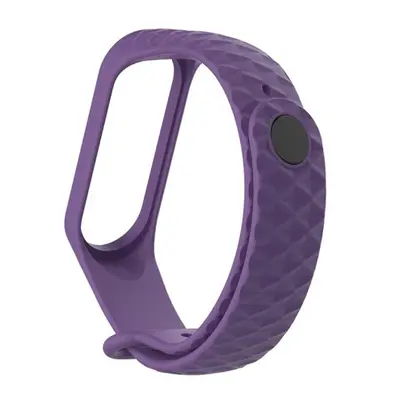 BStrap Silicone Diamond curea pentru Xiaomi Mi Band 3/4, purple